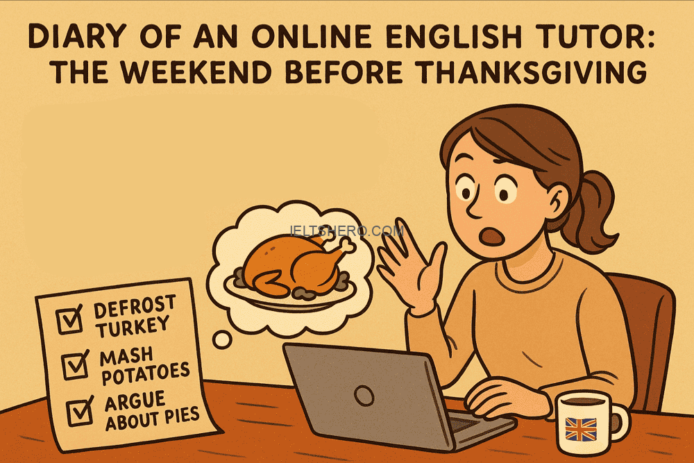 Diary of an Online English Tutor: The Weekend Before Thanksgiving